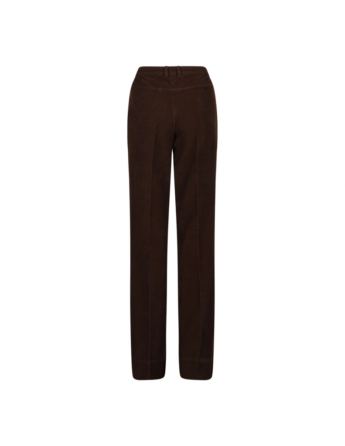 Dark chocolate hue corduroy pants