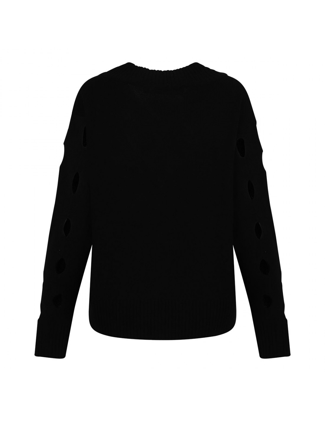 Black wool sweater