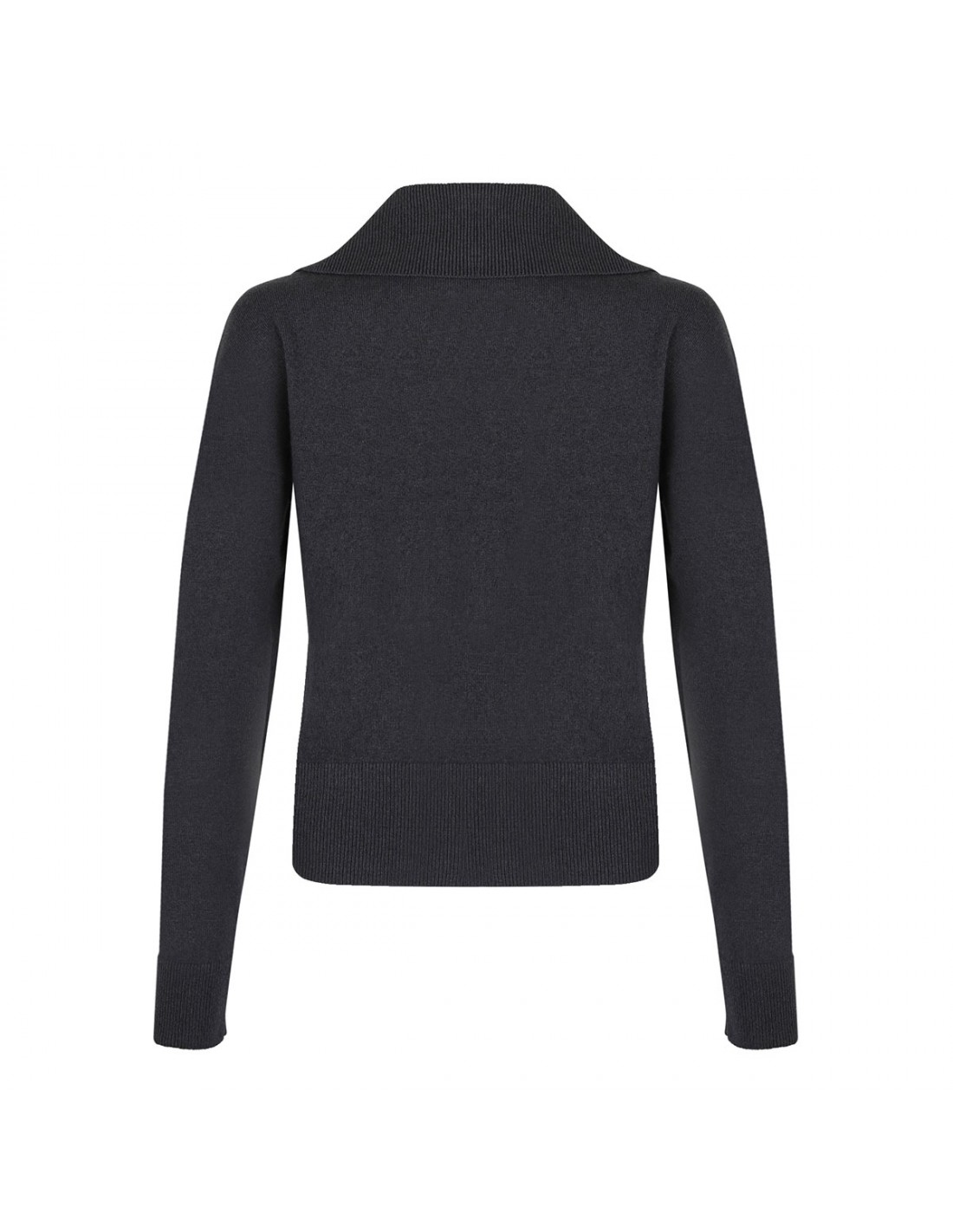 Cashmere blend polo-sweater