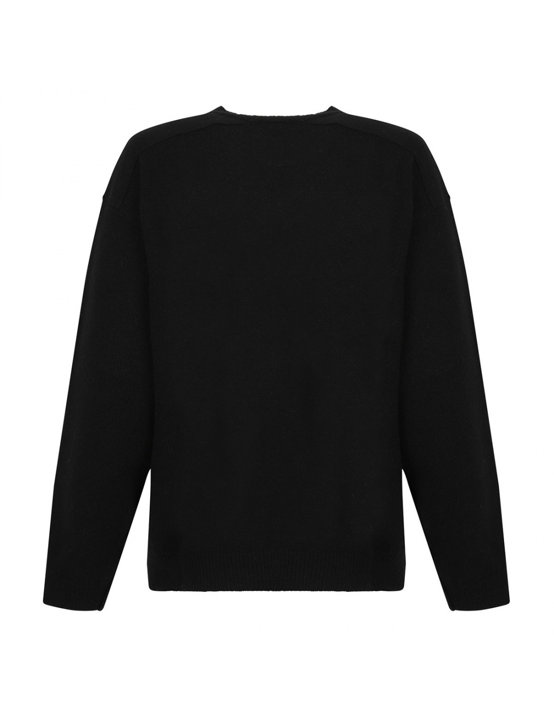 Black wool sweater