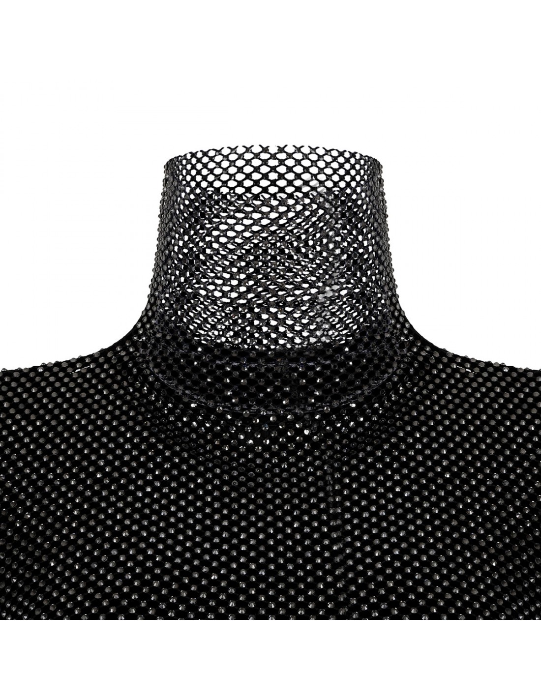 Rhinestone mesh top