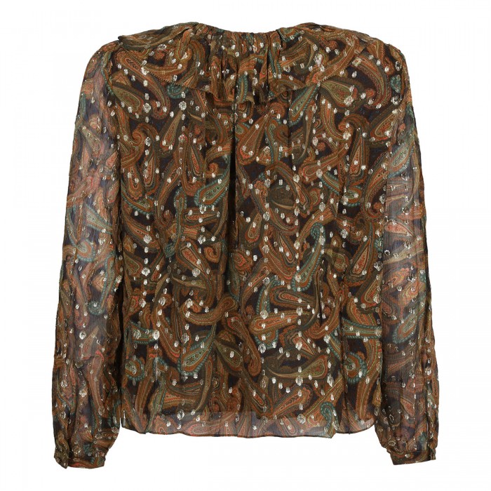 Emilie brown blouse