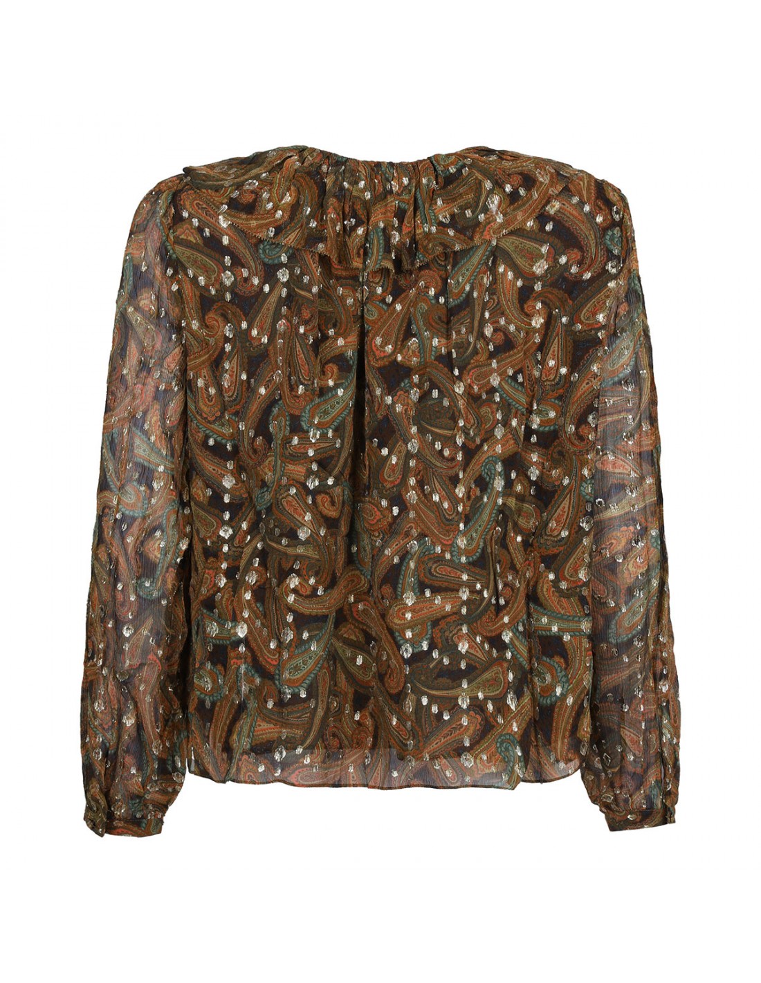 Emilie brown blouse