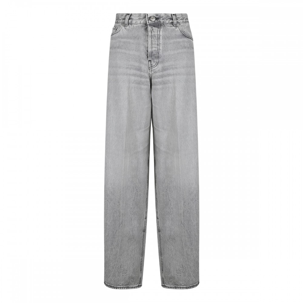 Bethany fog gray denim jeans