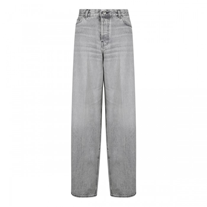 Bethany fog gray denim jeans