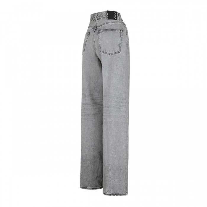 Bethany fog gray denim jeans