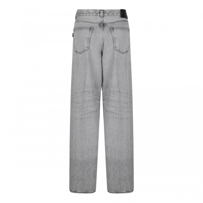 Bethany fog gray denim jeans