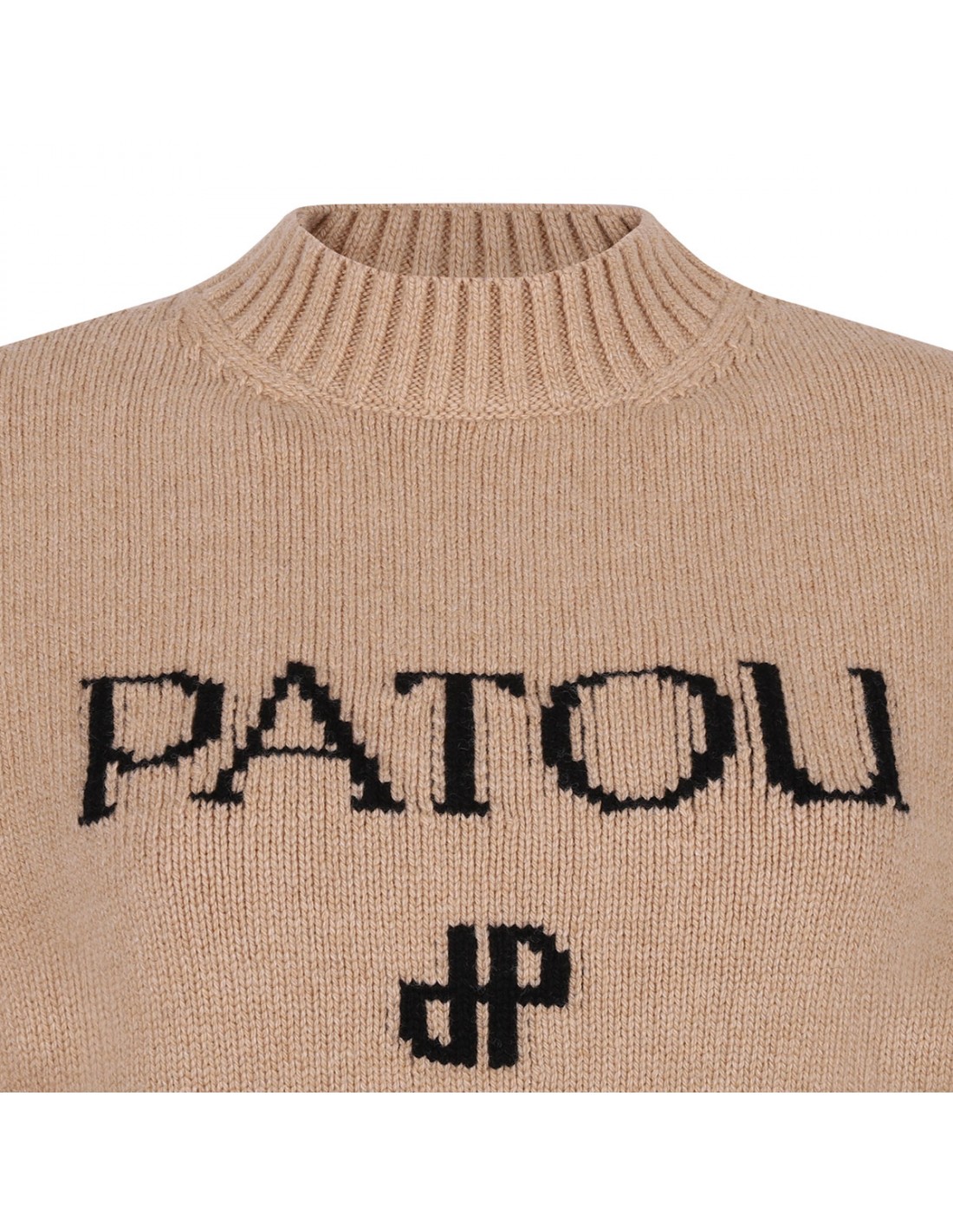 Logo intarsia sweater