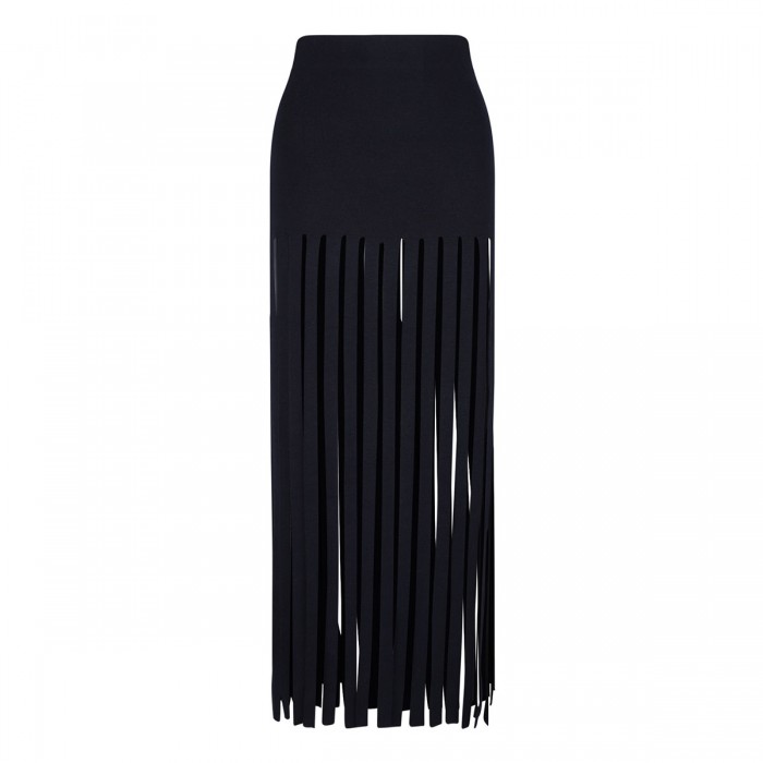 Eclectic fringes skirt