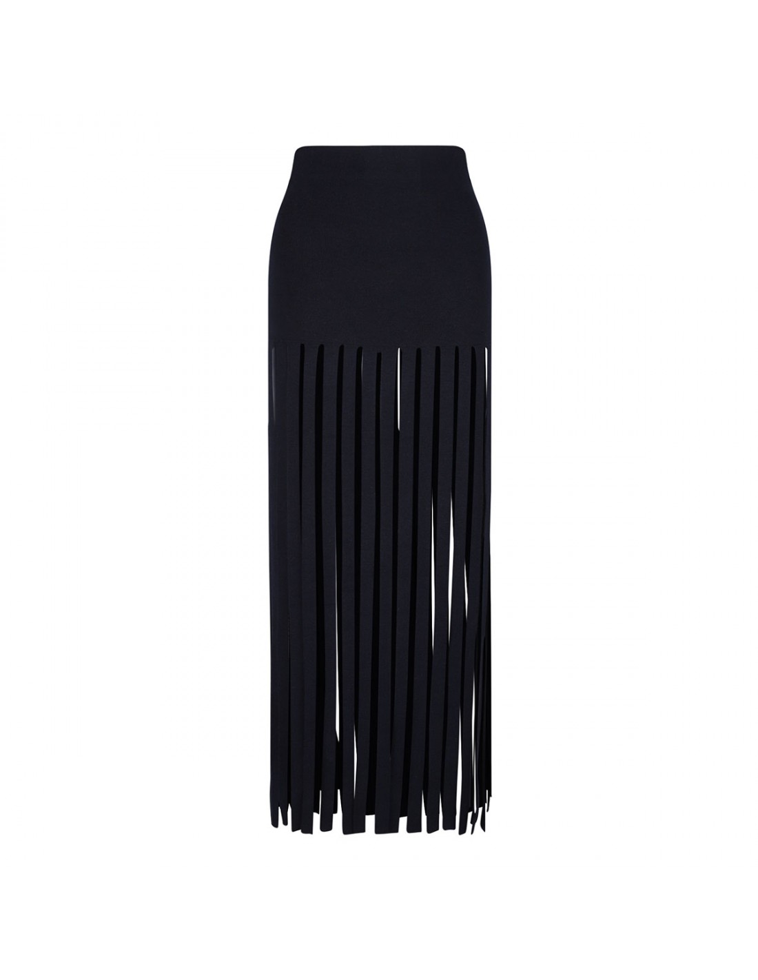 Eclectic fringes skirt