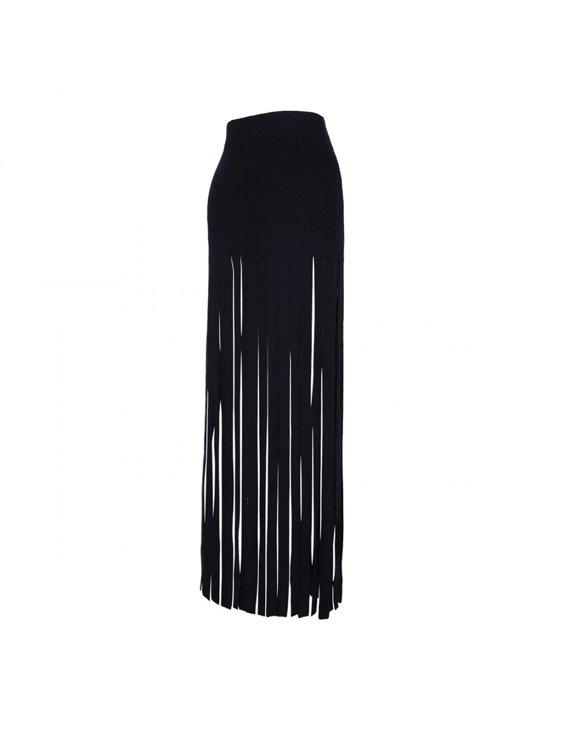 Eclectic fringes skirt