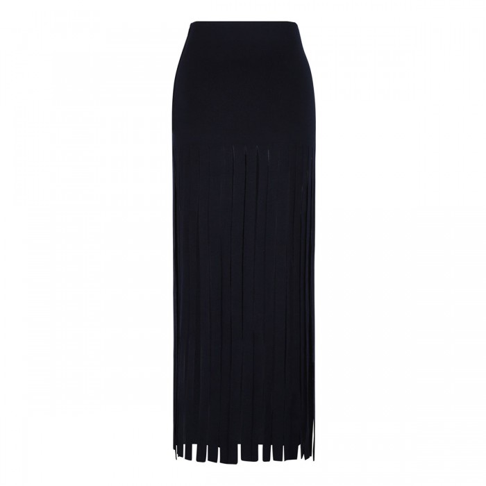 Eclectic fringes skirt