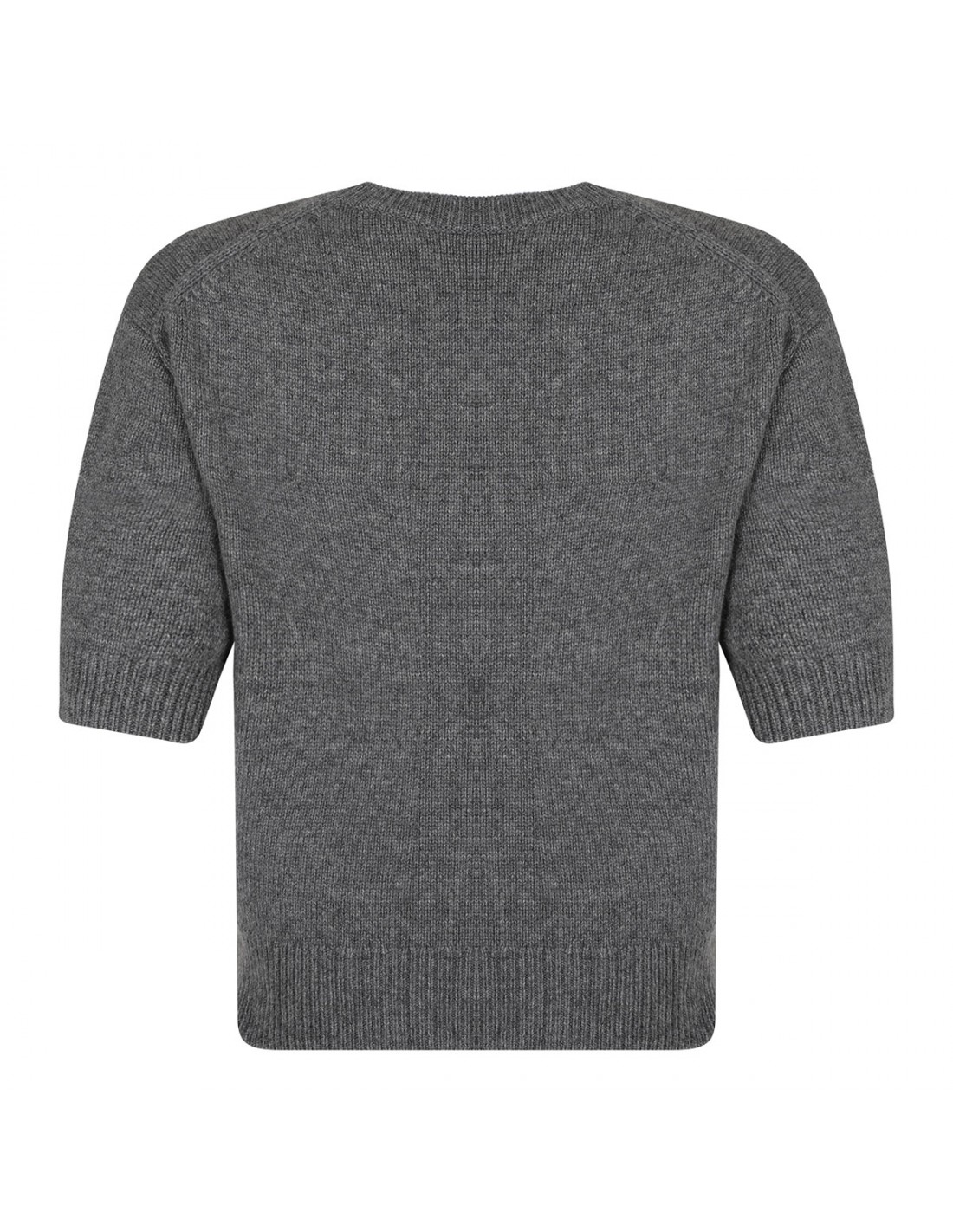 Charcoal hue cashmere cropped Tee