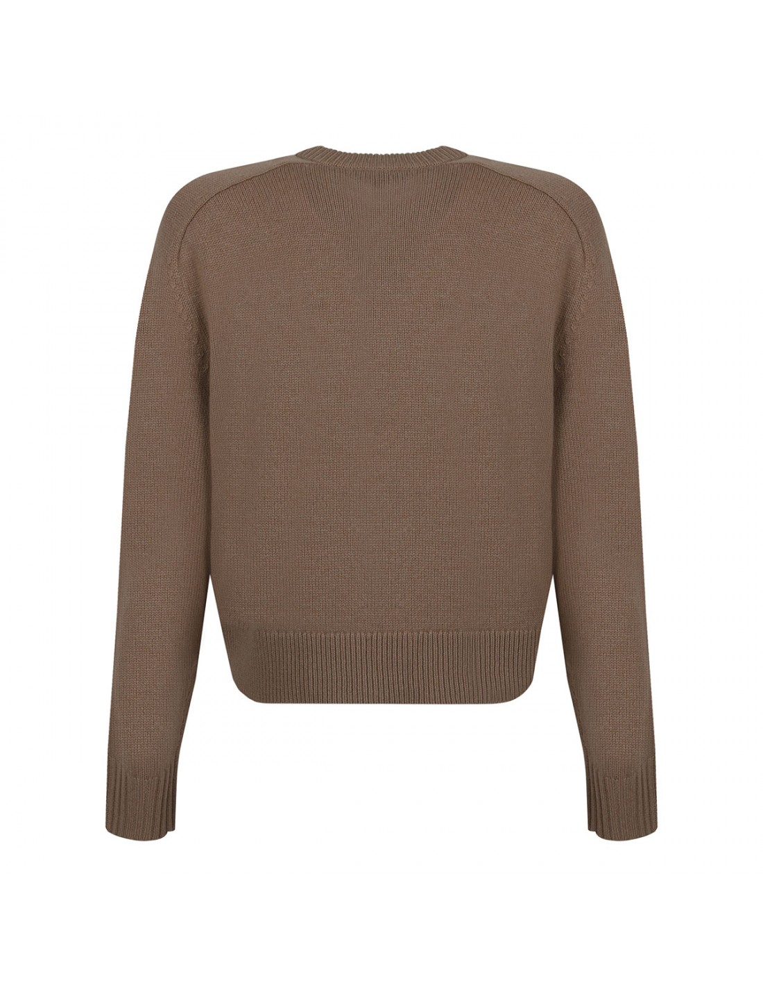 Camel hue cashmere cropped sweater