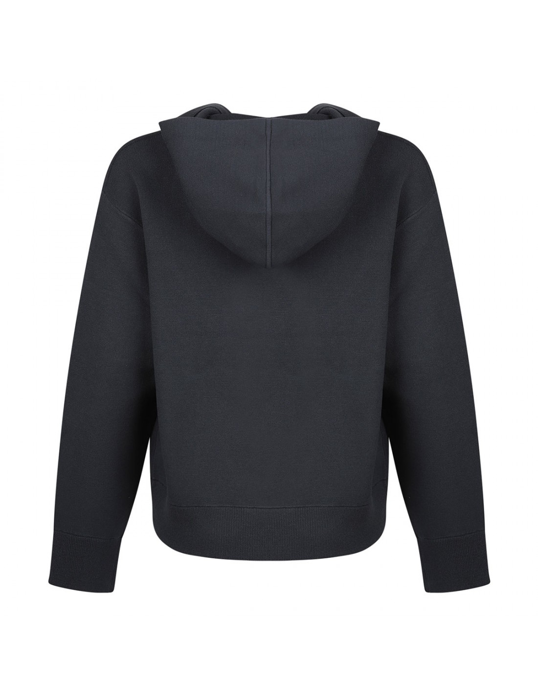 Graphite gray zipped hoodie