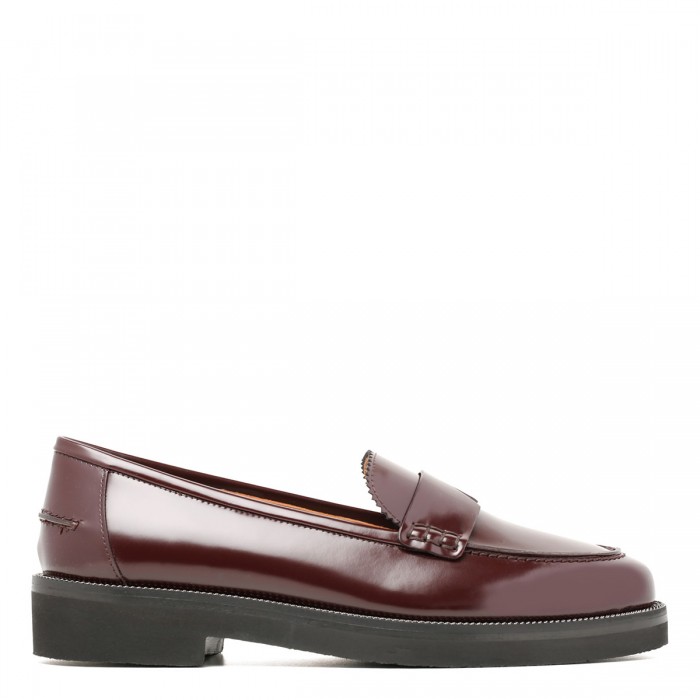 Aqua aubergine hue loafers