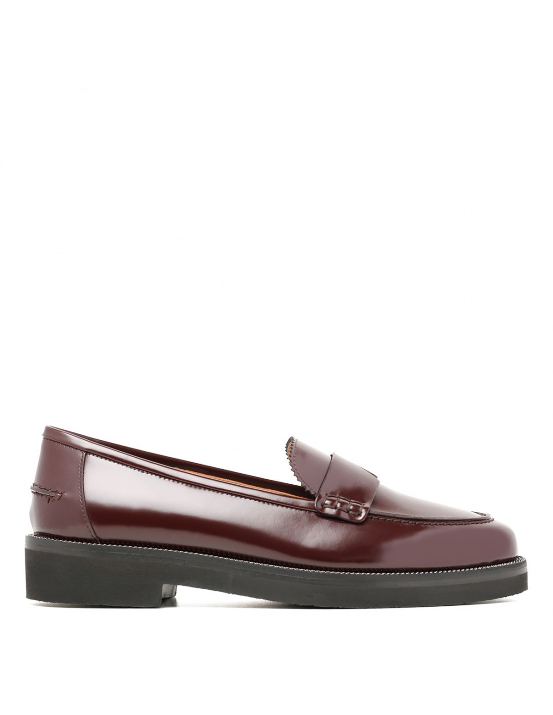 Aqua aubergine hue loafers