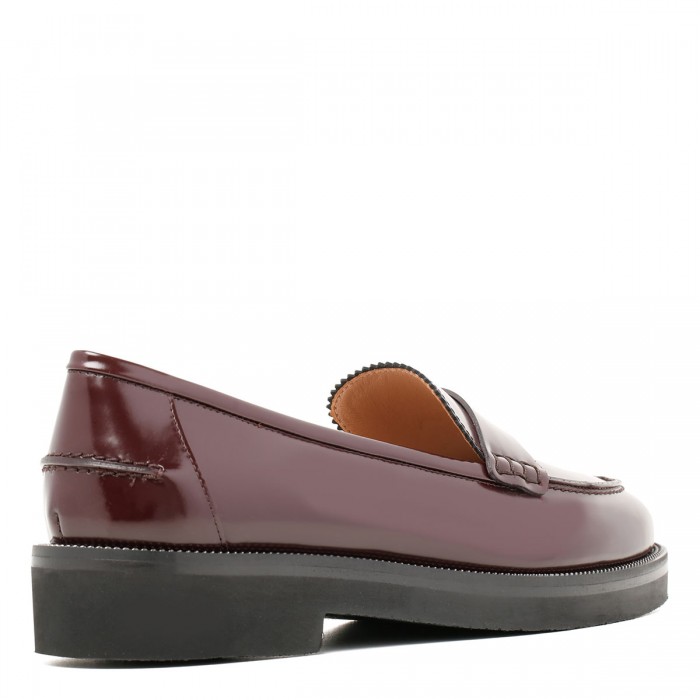 Aqua aubergine hue loafers