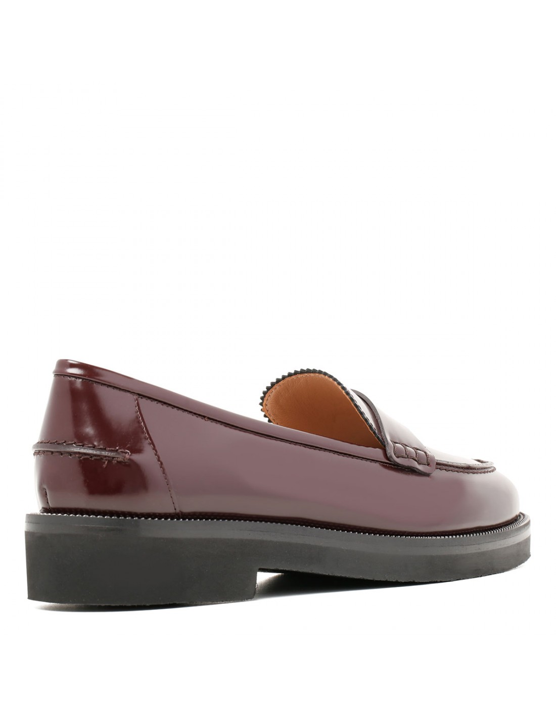 Aqua aubergine hue loafers