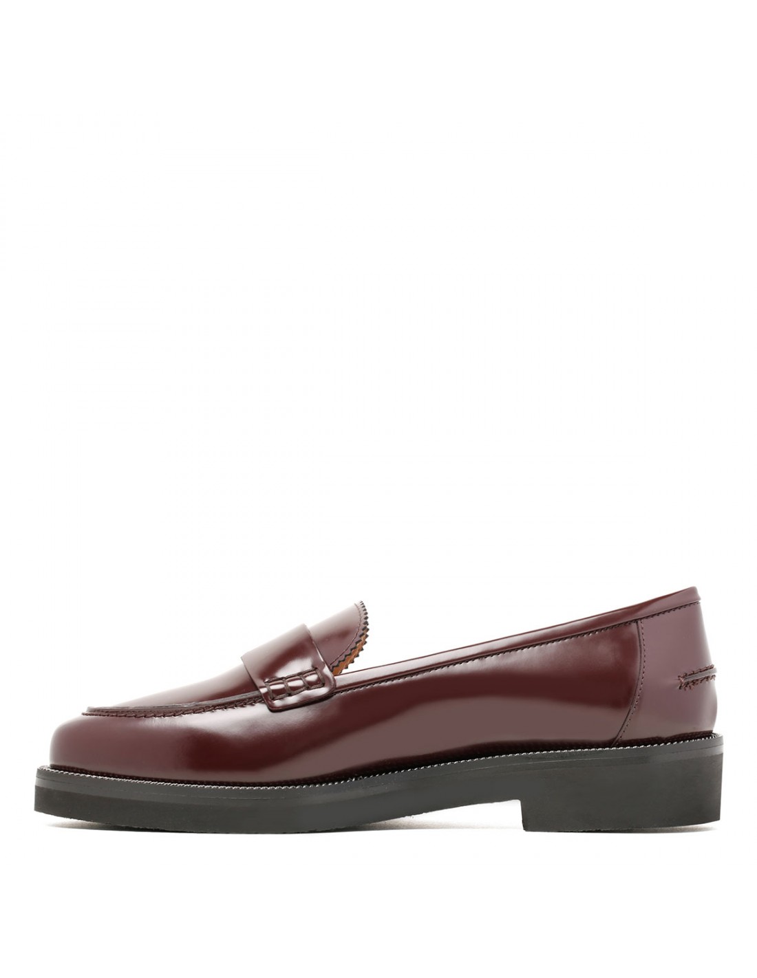 Aqua aubergine hue loafers