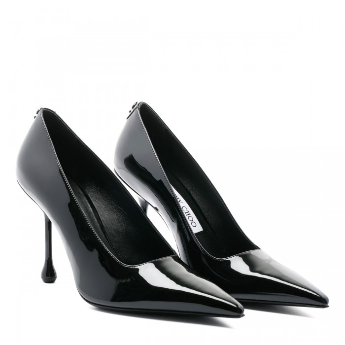 Ixia 95 black patent pumps