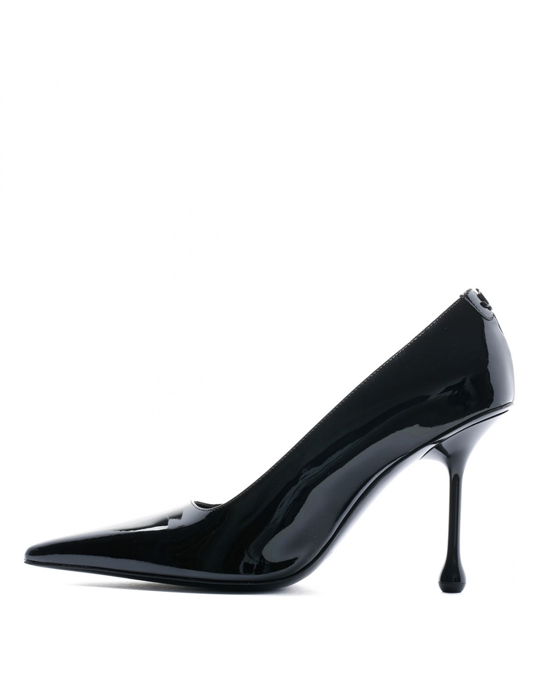 Ixia 95 black patent pumps