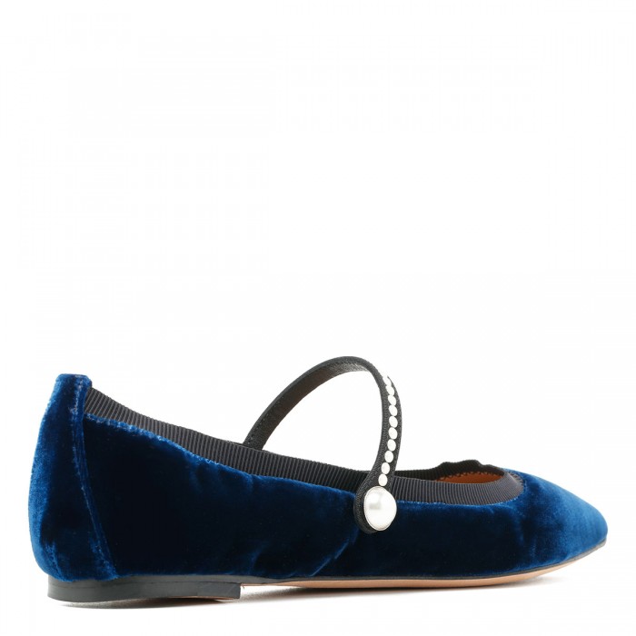 Romy pearl flat ballerinas