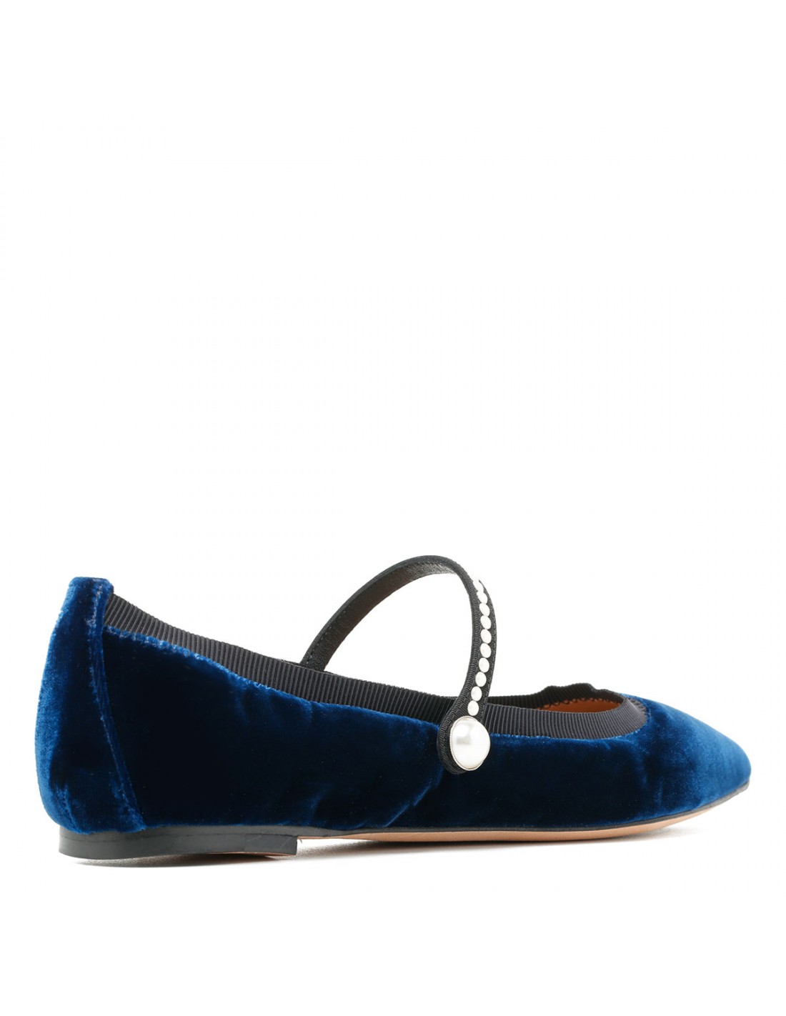 Romy pearl flat ballerinas