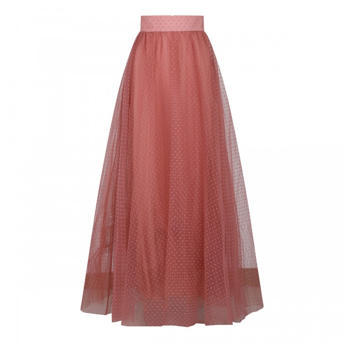 Tulle blush hue skirt