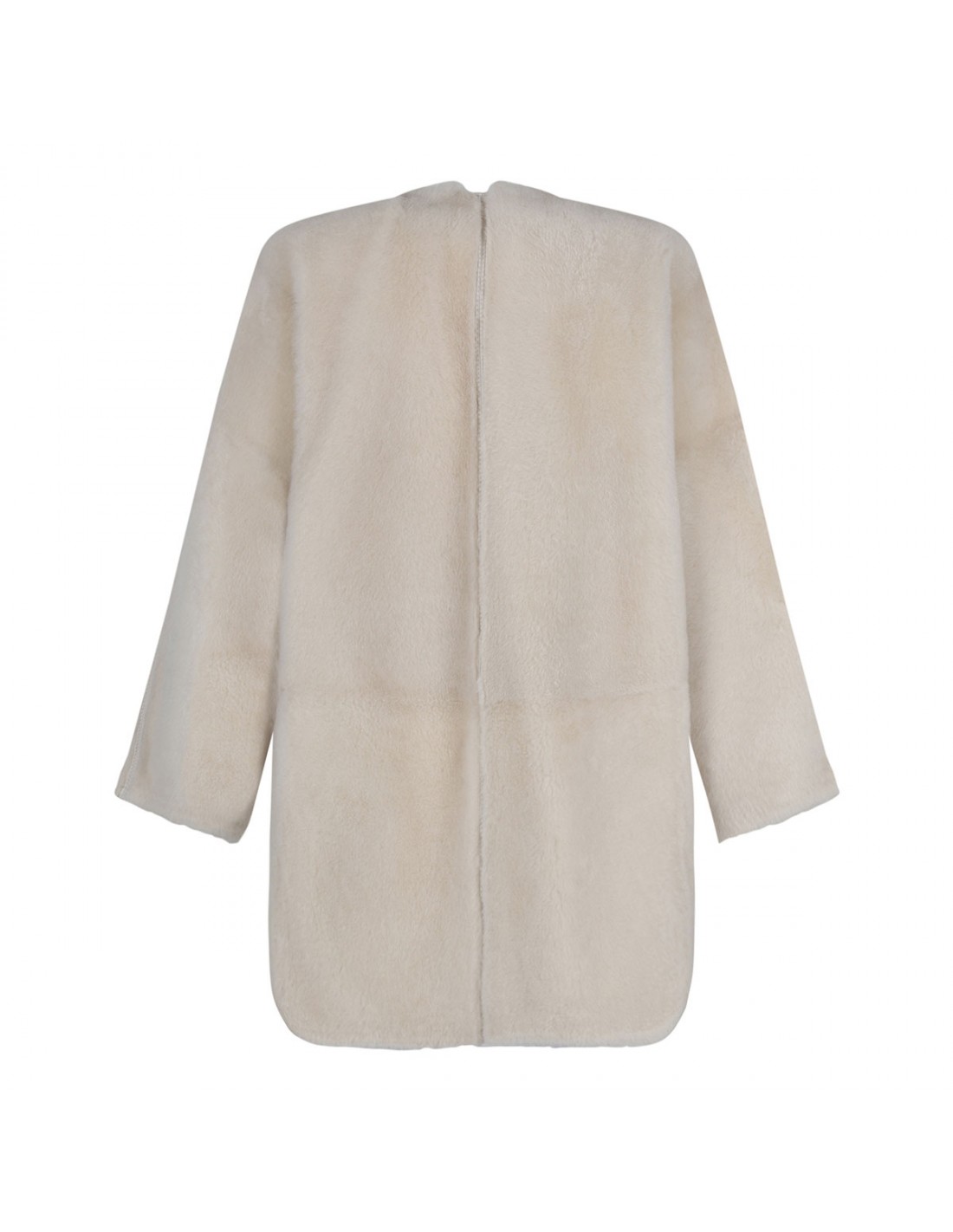 Lacon shearling reversible cardigan coat