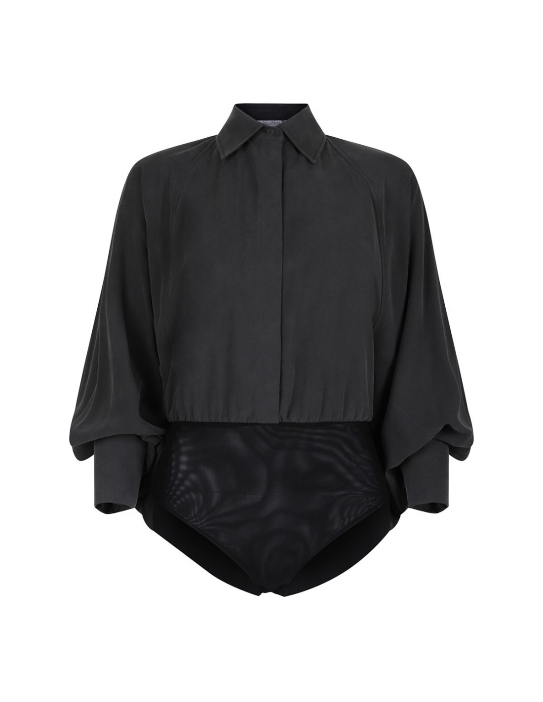 Tempo silk bodysuit shirt