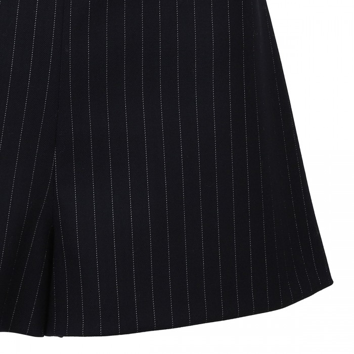 Anfora pinstripe wool playsuit