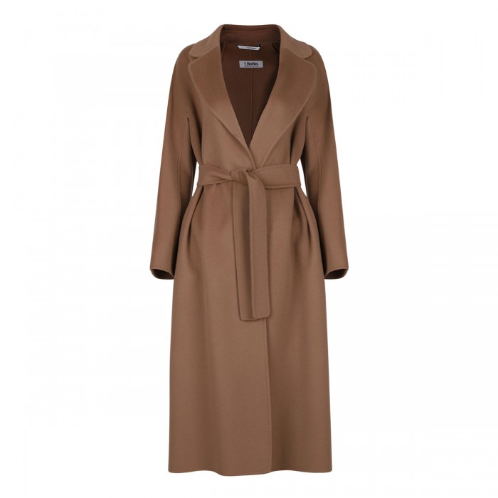 Esturia camel hue wool coat