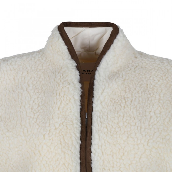 Maximilia shearling effect jacket