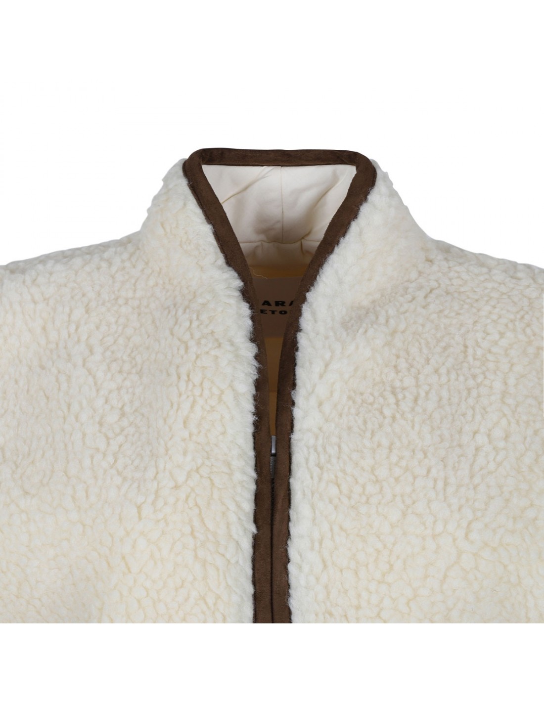 Maximilia shearling effect jacket