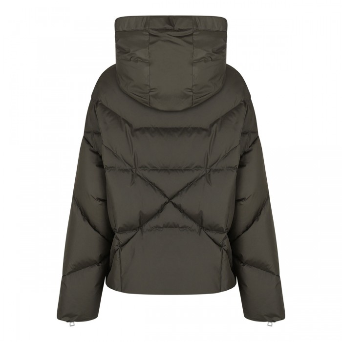 Khris Iconic musk-hue puffer jacket