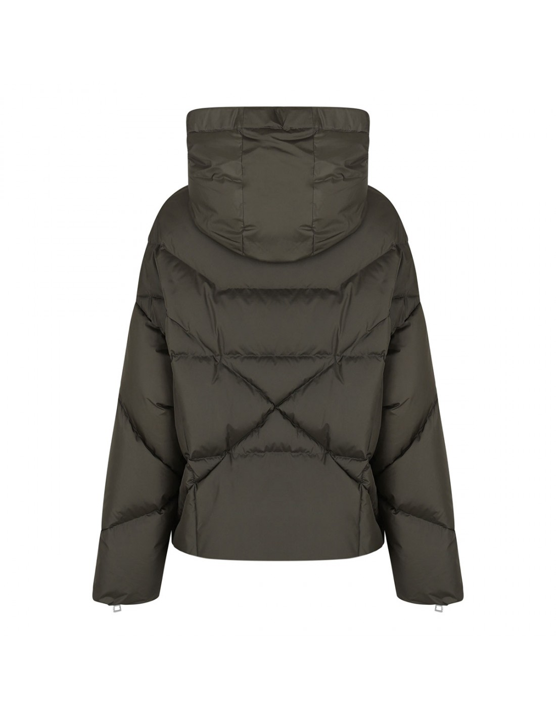 Khris Iconic musk-hue puffer jacket