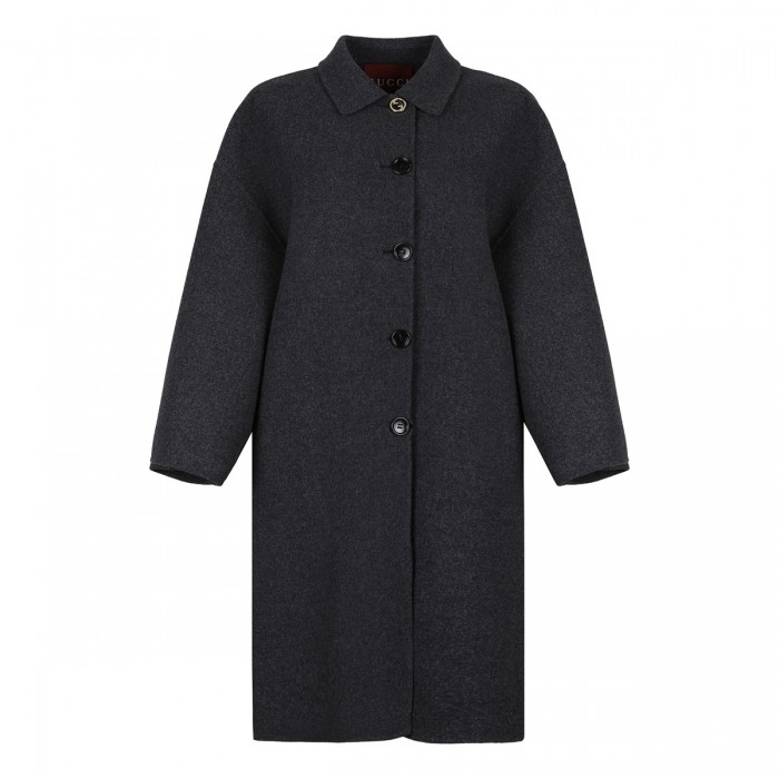 Wool blend coat