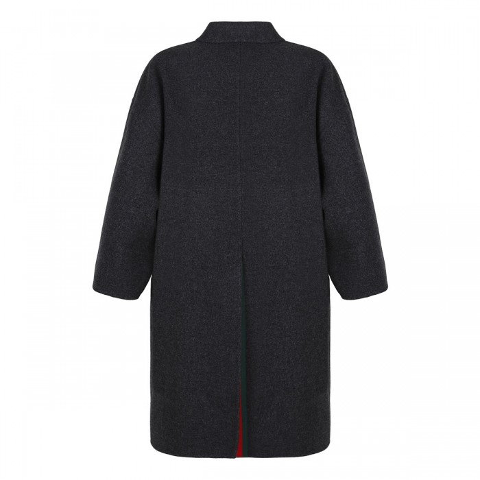 Wool blend coat