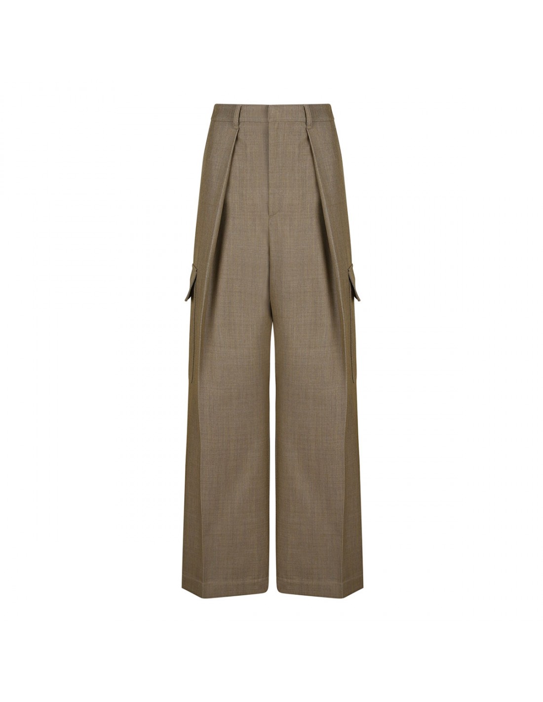 Wool cargo pants