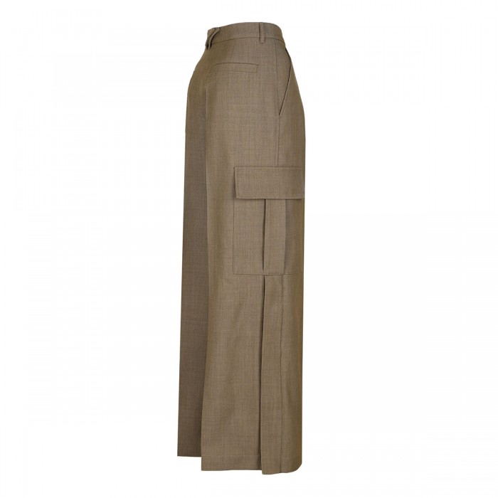 Wool cargo pants