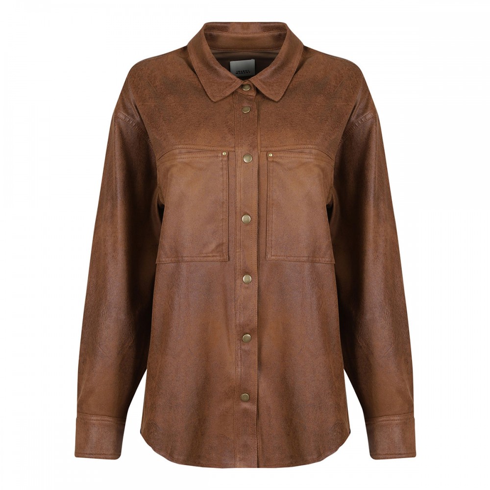 Gabiela faux suede shirt