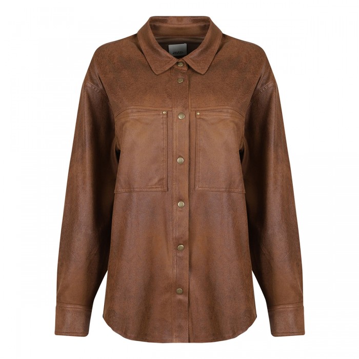 Gabiela faux suede shirt