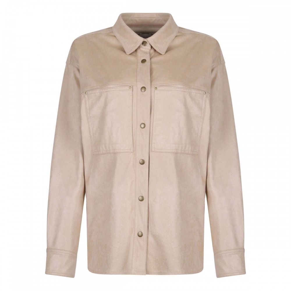 Gabiela faux suede shirt