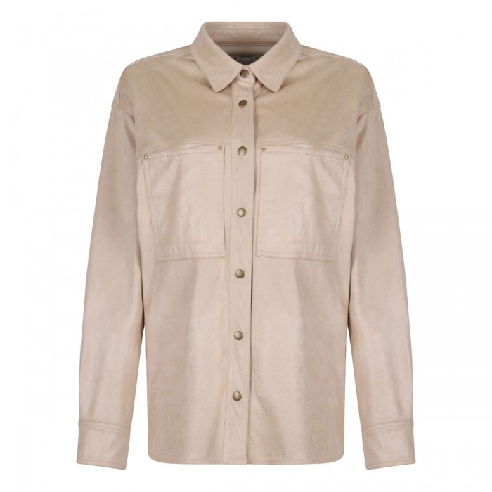 Gabiela faux suede shirt