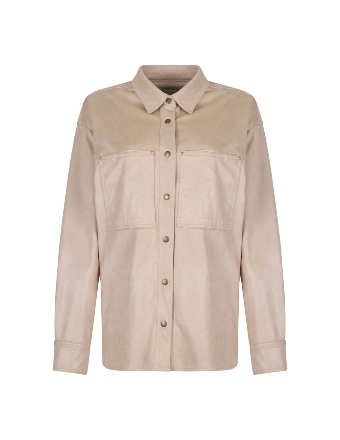 Gabiela faux suede shirt