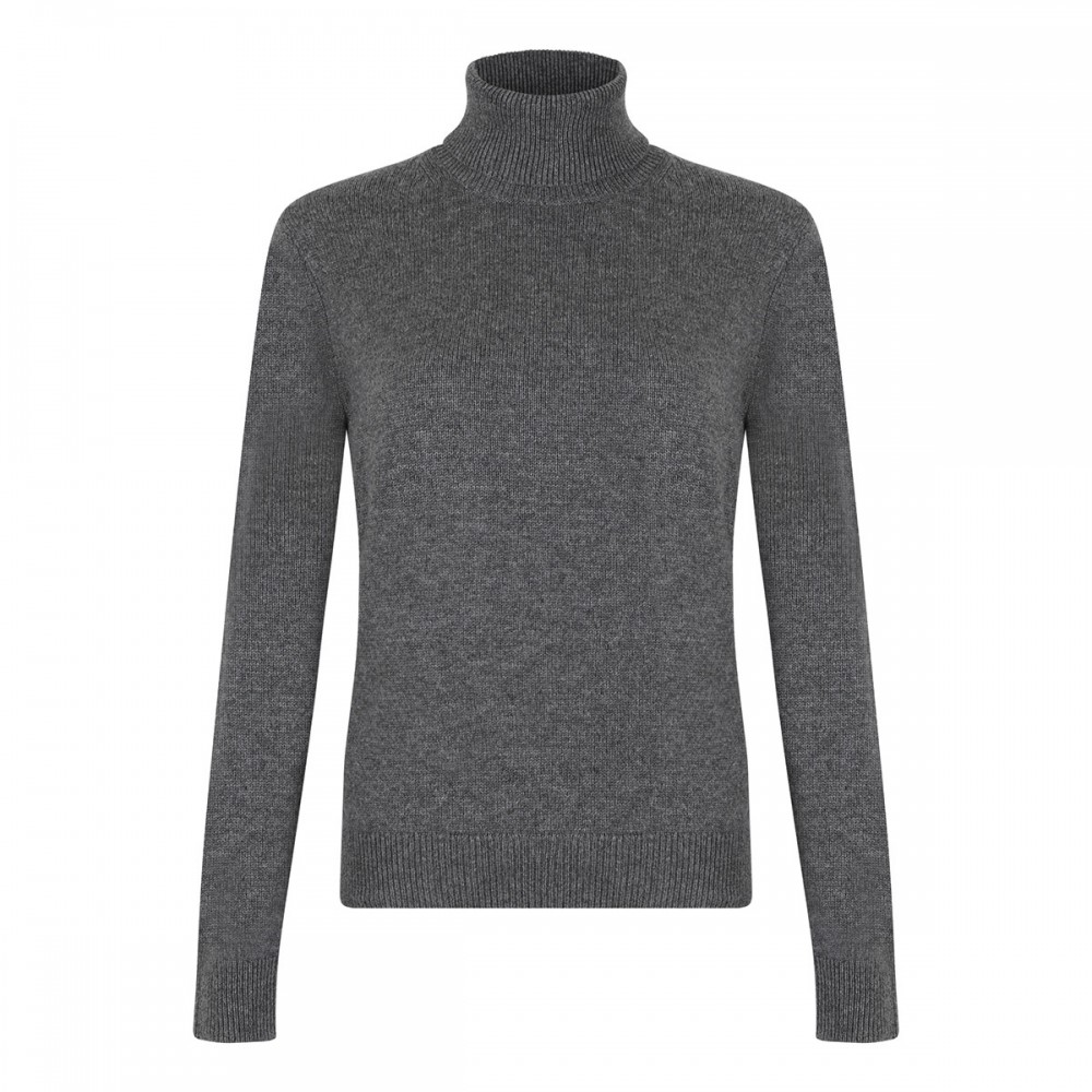 Gray cashmere sweater