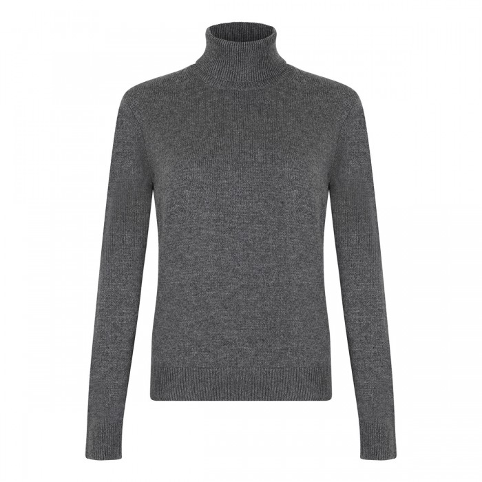 Gray cashmere sweater