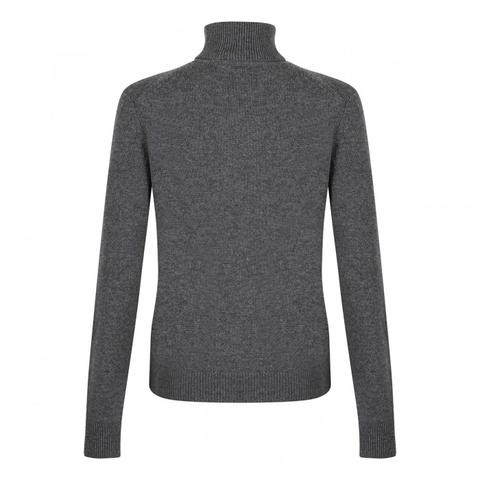 Gray cashmere sweater