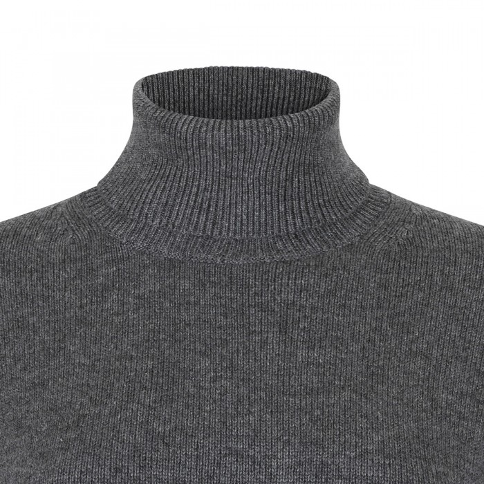 Gray cashmere sweater